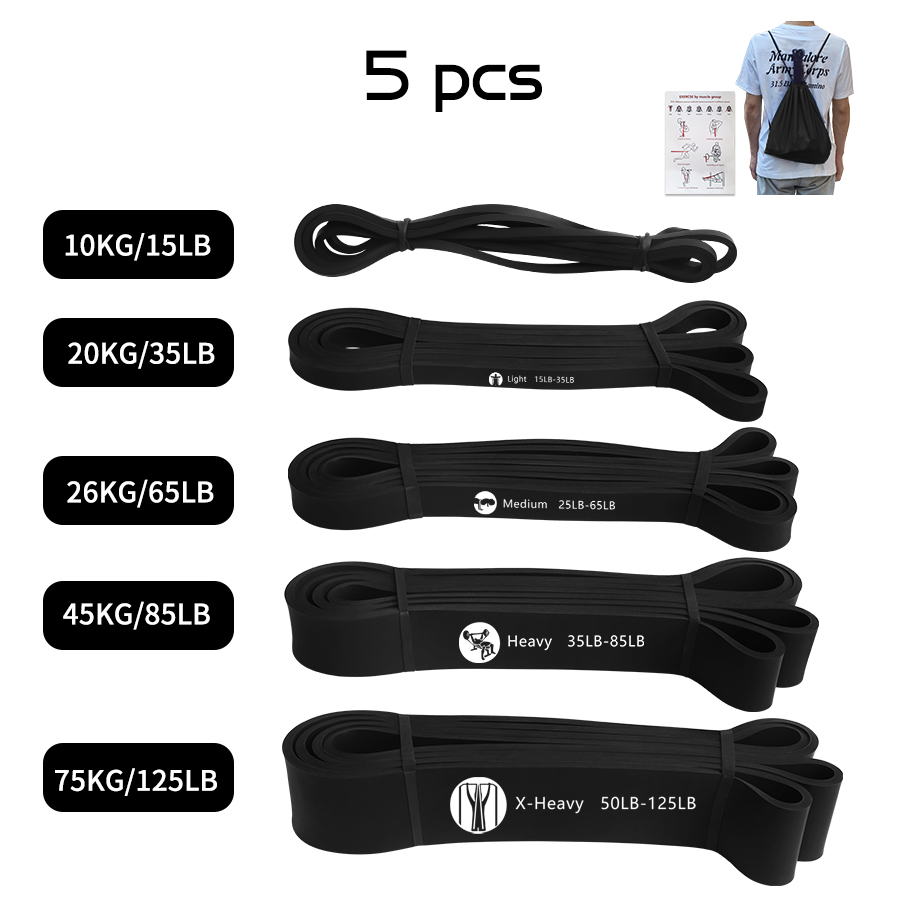 Pull Up Assist Band - Spor Güçlendirme İçin Egzersiz Elastik Bandı,