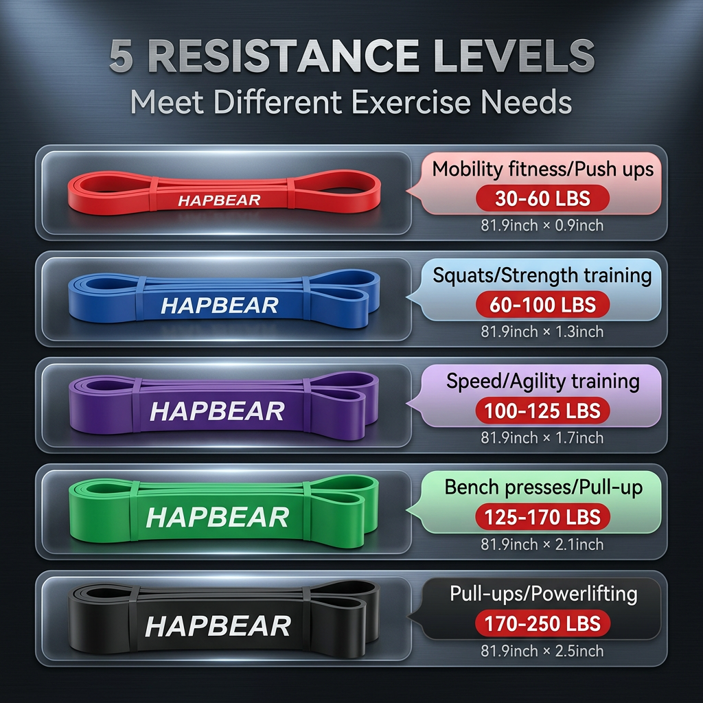 HAPBEAR Barfiks Destek Bantlar - Pull Up Assist Band incelemesi ve fiyatı